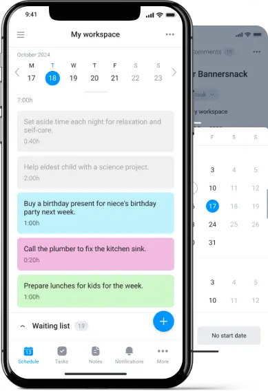 mobile app for daily task planner