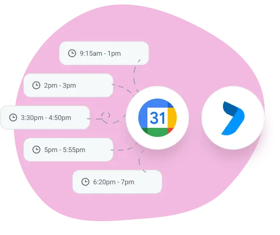 google calendar integration in day organizer