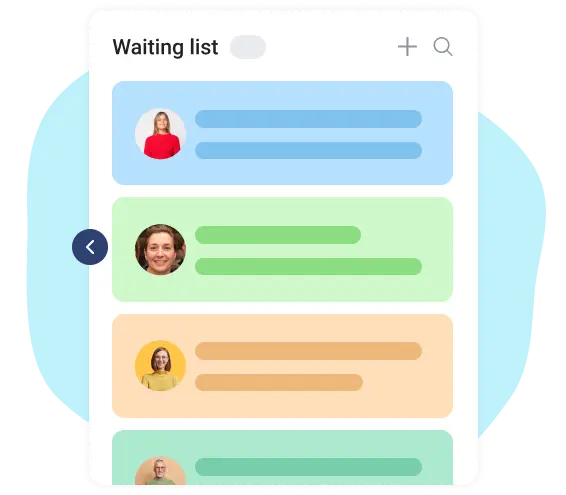 waiting list in day organizer