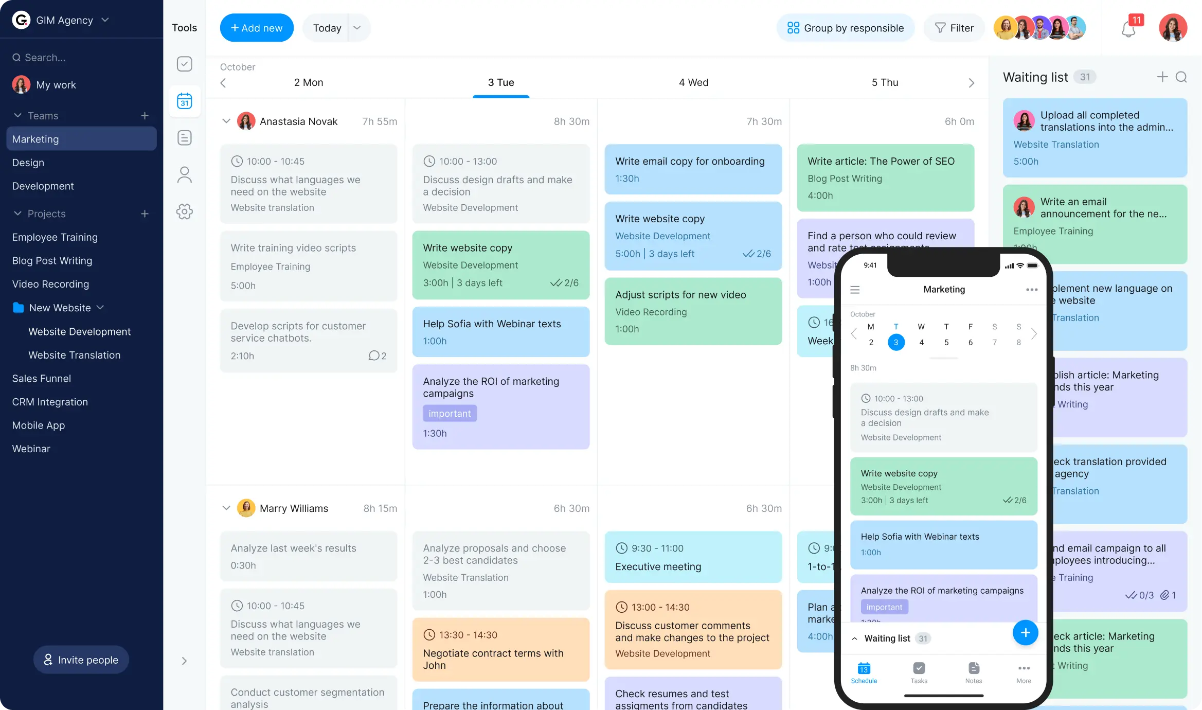 employee productivity tracker