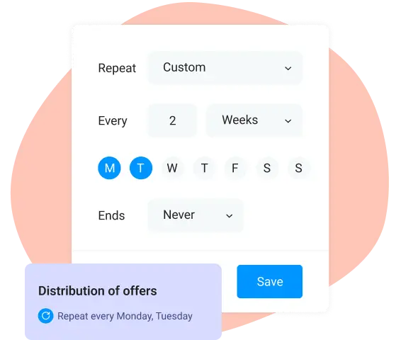 recurring tasks in employee productivity tracker