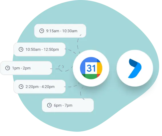 google calendar integration in project management task tracker