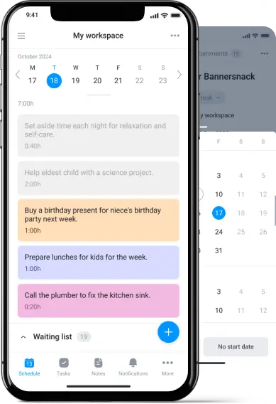 mobile app for project task tracker