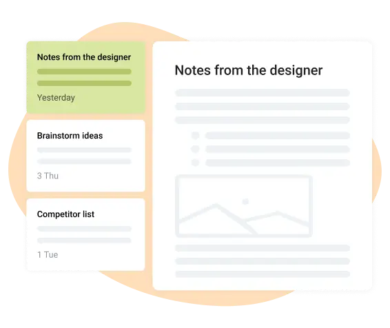 write notes in project task tracker