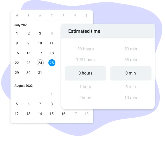 Plan your time in the schedule builder