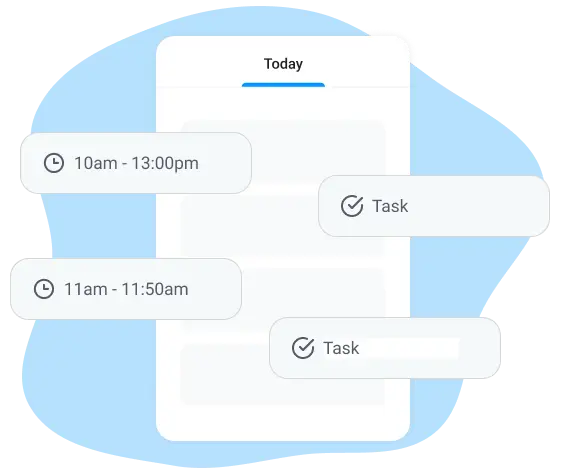 One single board in your schedule maker