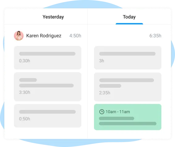View completed tasks in the schedule planner