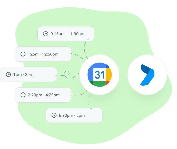 google calendar integration in task management board