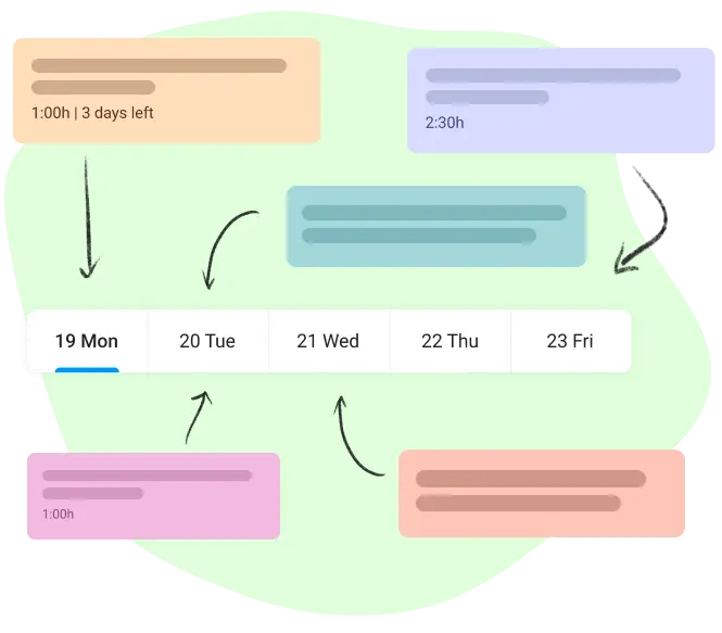 task scheduling in team project tracker