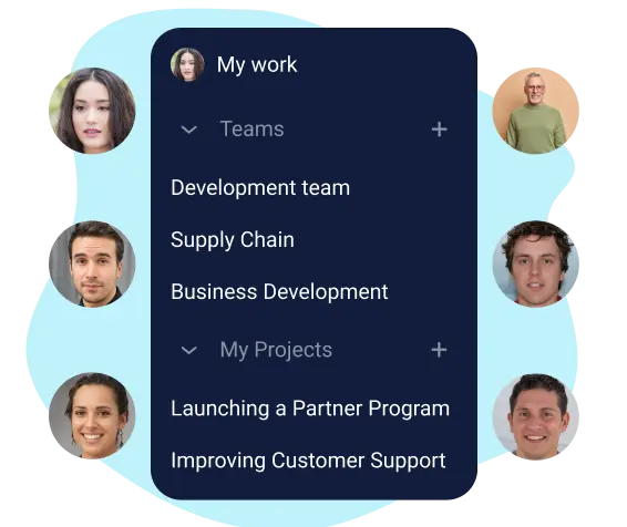 add teams in team task board