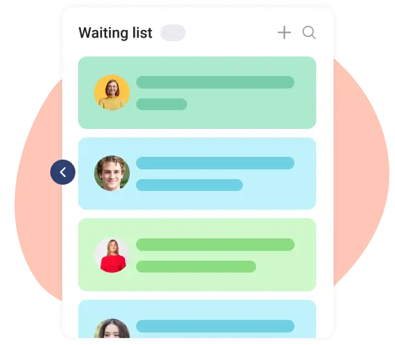 waiting list in team task board