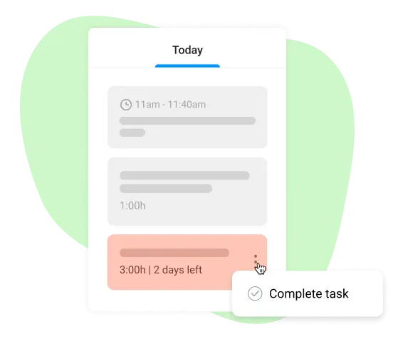 Keep track of completed tasks in Bordio