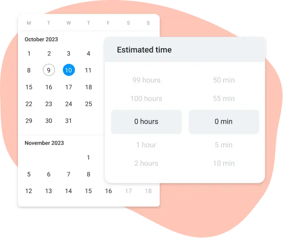 Control your workload with time estimates