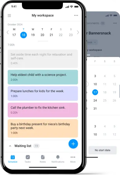 mobile app for work productivity tracker