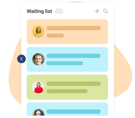 waiting list in work productivity tracker