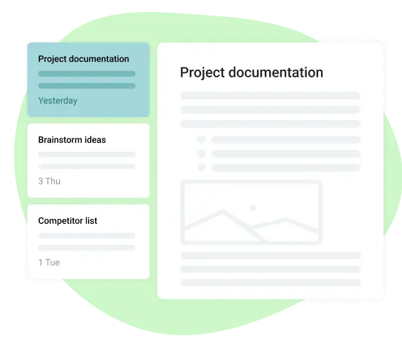 write notes in work productivity tracker