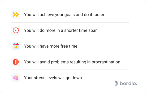 Benefits of Time management