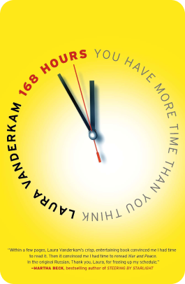 168 hours Laura Vanderkam book cover