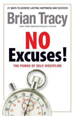 No excuses by Brian Tracy book cover