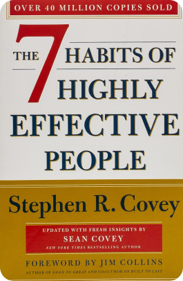 7 Habits of highlt effective people by Franklin Covey book cover