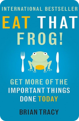 Eat that frog by Brian Tracy book cover