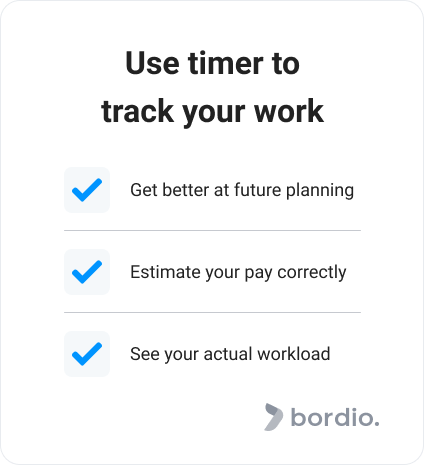 Use timer to track your work
