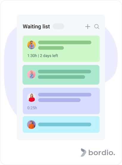Bordio's waiting list