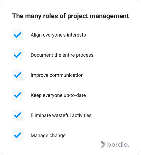 The many roles of project management