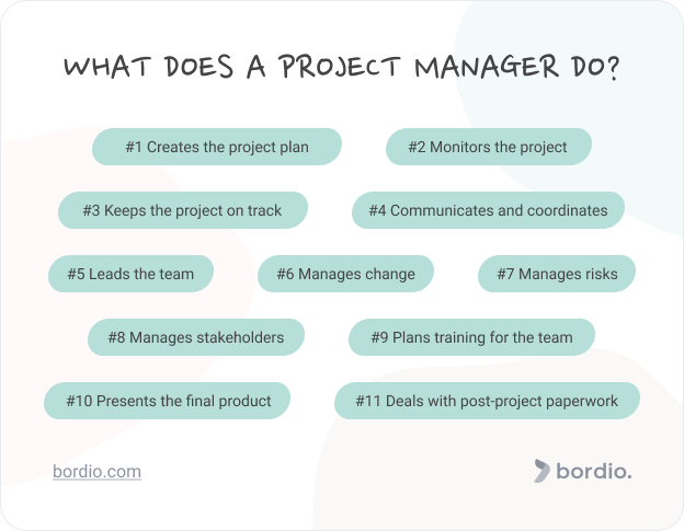 What does a project manager do?