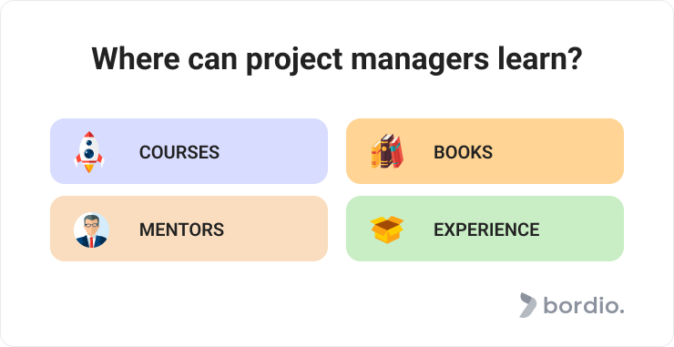 Where can project managers learn?