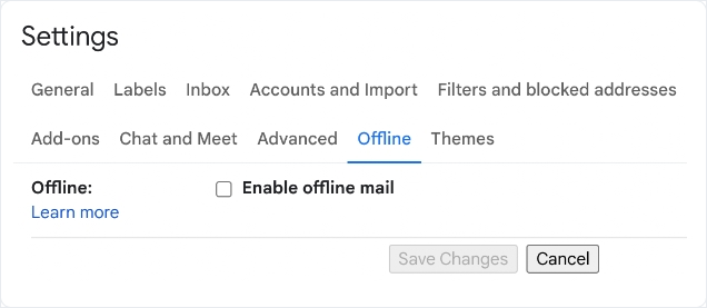Gmail Tips And Tricks - Offline Mail