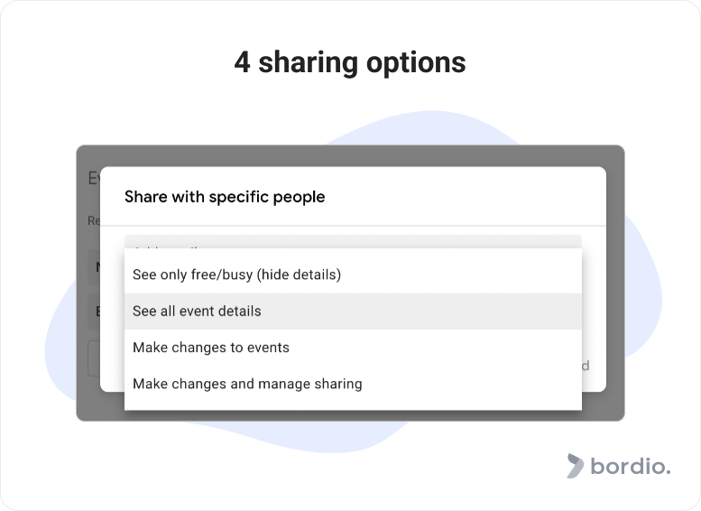 4 sharing options