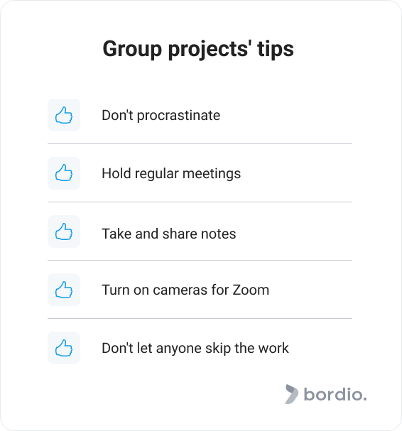 Group projects' tips