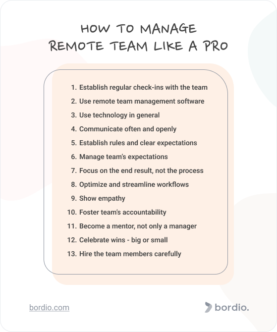 How To Manage Remote Team Like A Pro