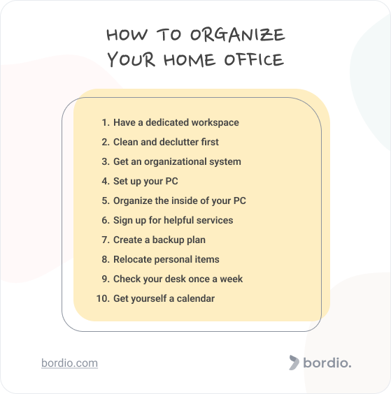 How To Organize A Home Office With No Hassle