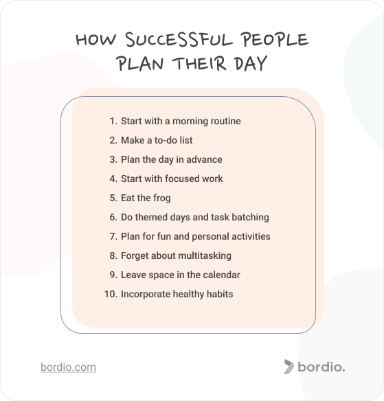 How Do Successful People Plan Their Day: Key Insight - Bordio