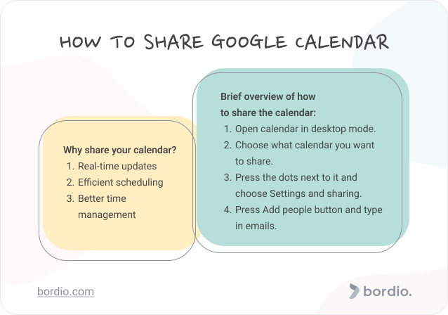 How to Share Google Calendar
