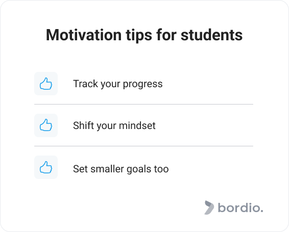 Motivation tips for students