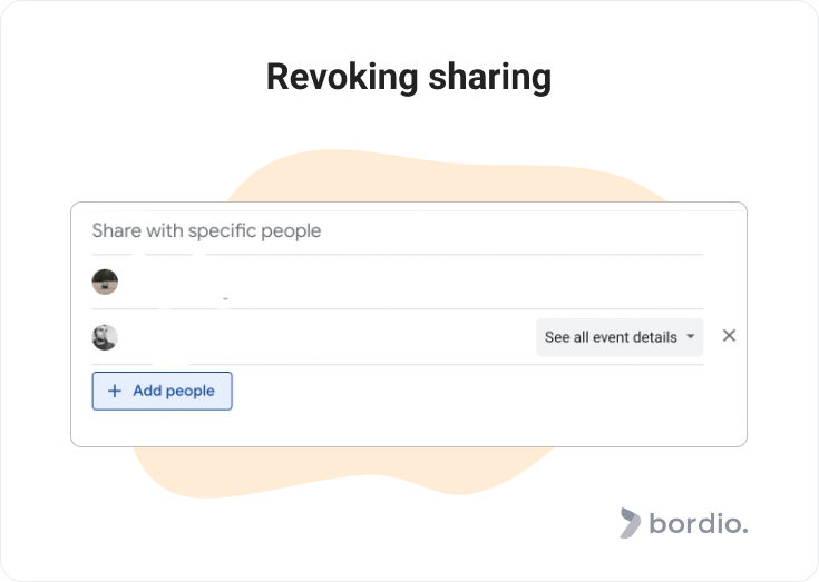Revoking sharing