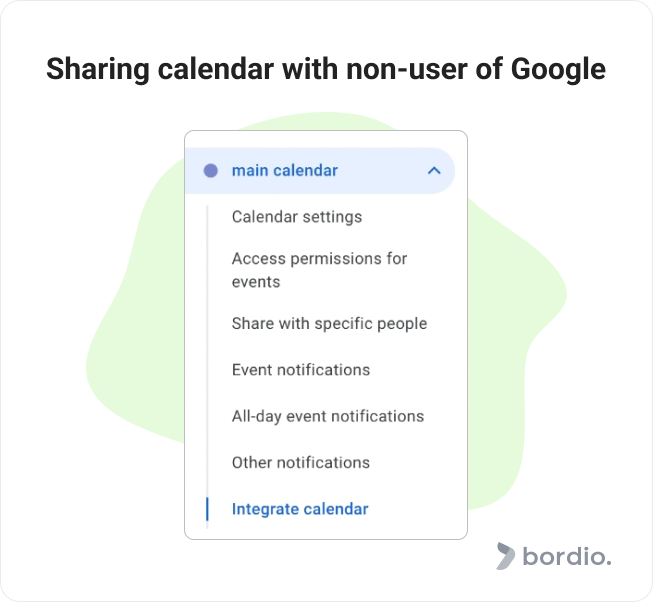 How To Share Google Calendar A Detailed Guide Bordio