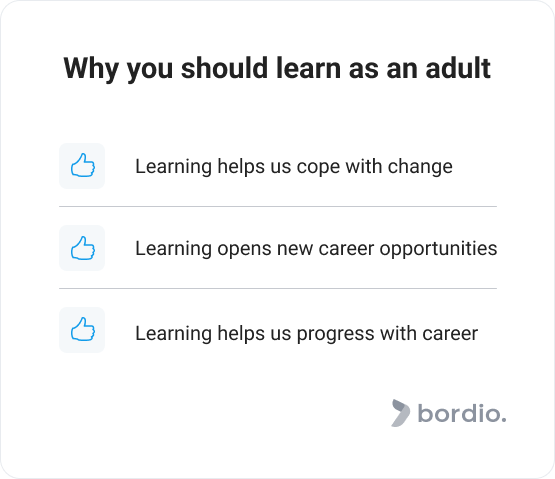 Why you should learn as an adult