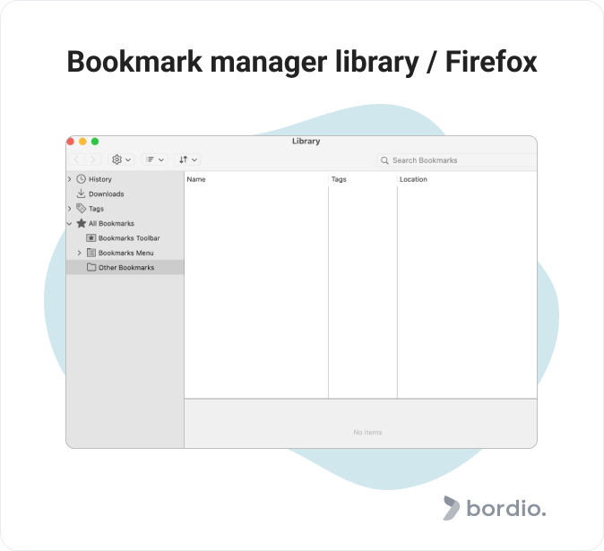 Bookmark manager library / Firefox