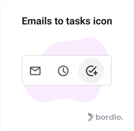 Emails to tasks icon