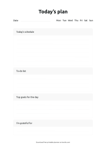 Printable Daily Planner Template | Free Templates in PDF - Bordio