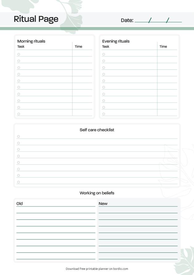 Printable Daily Planner Template | Free Templates in PDF - Bordio