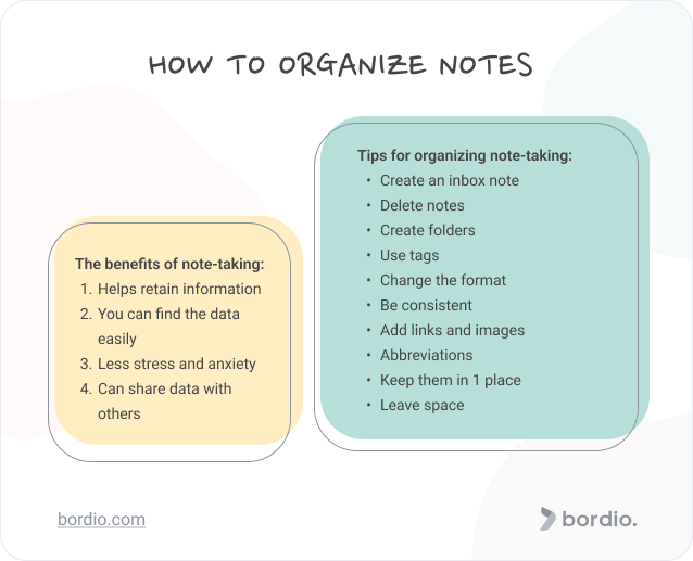 How To Organize Notes 