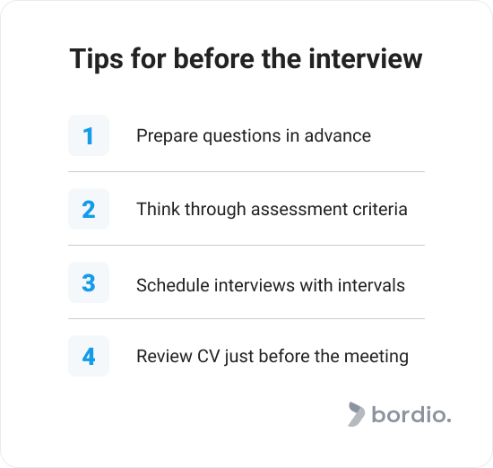 Tips for before the interview