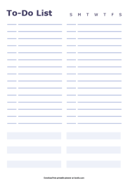10 Printable To-Do List Templates - Download For Free in PDF