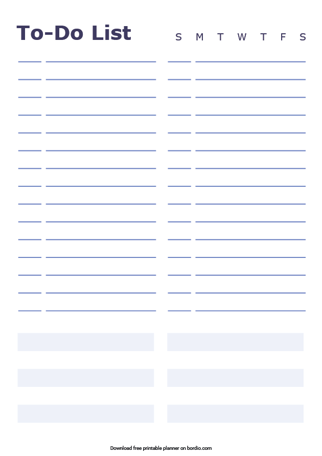 10 Printable To-Do List Templates - Download For Free in PDF