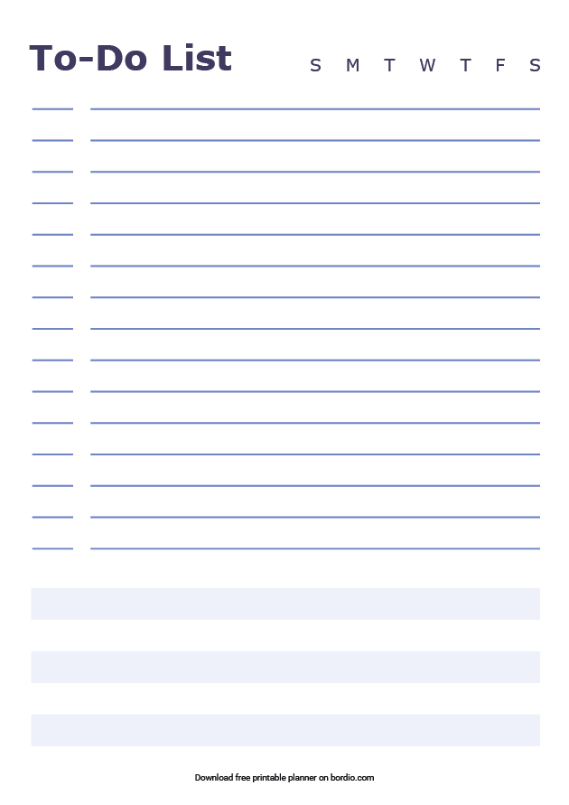 10 Printable To-Do List Templates - Download For Free in PDF